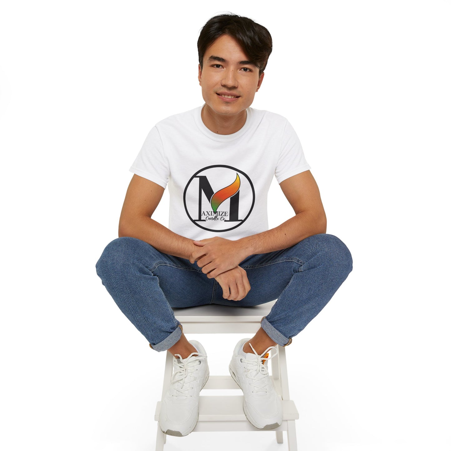 Maximize Graphic White T-Shirt